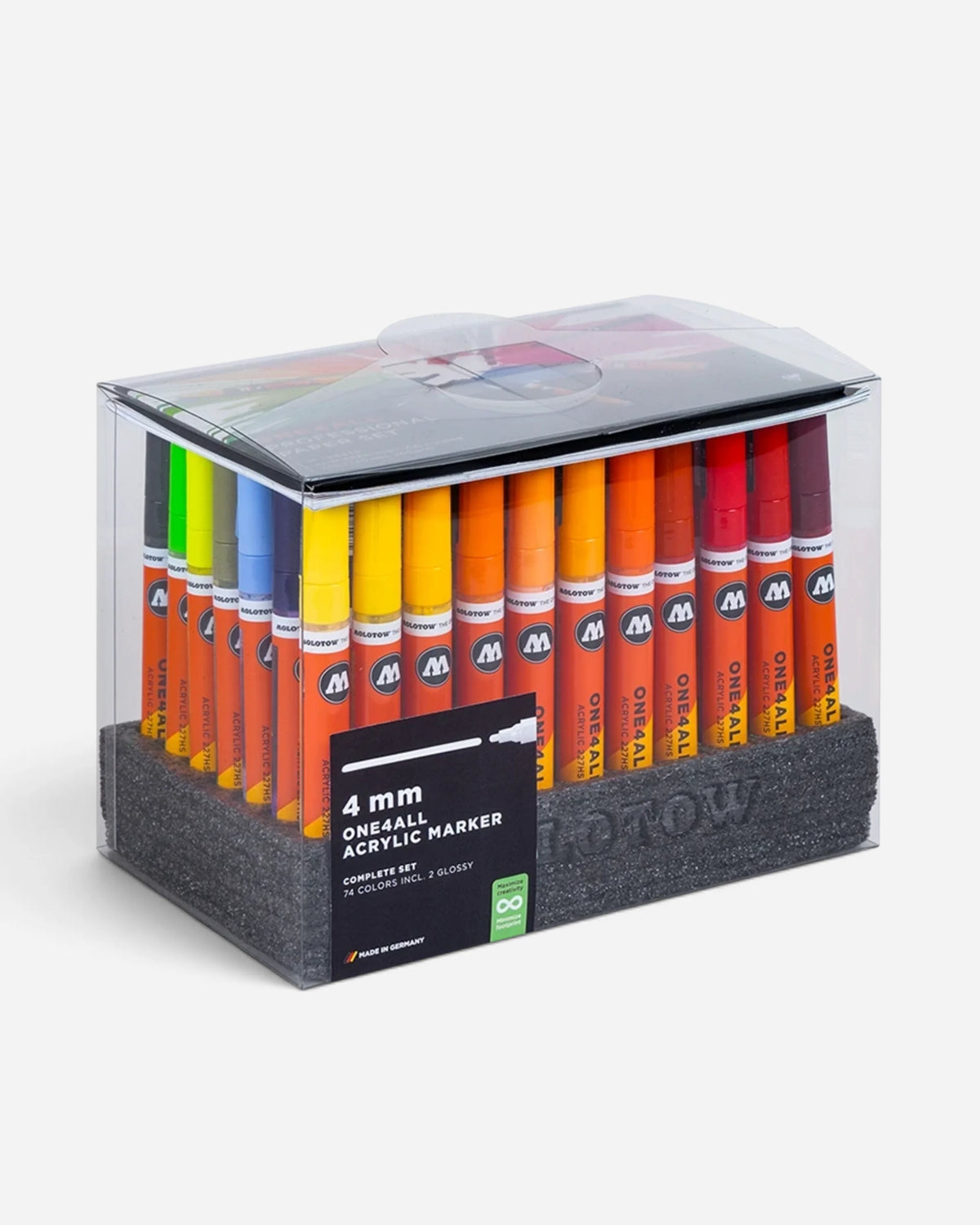 Molotow One4All 227HS 4mm Markers Complete Set - 74x Colors