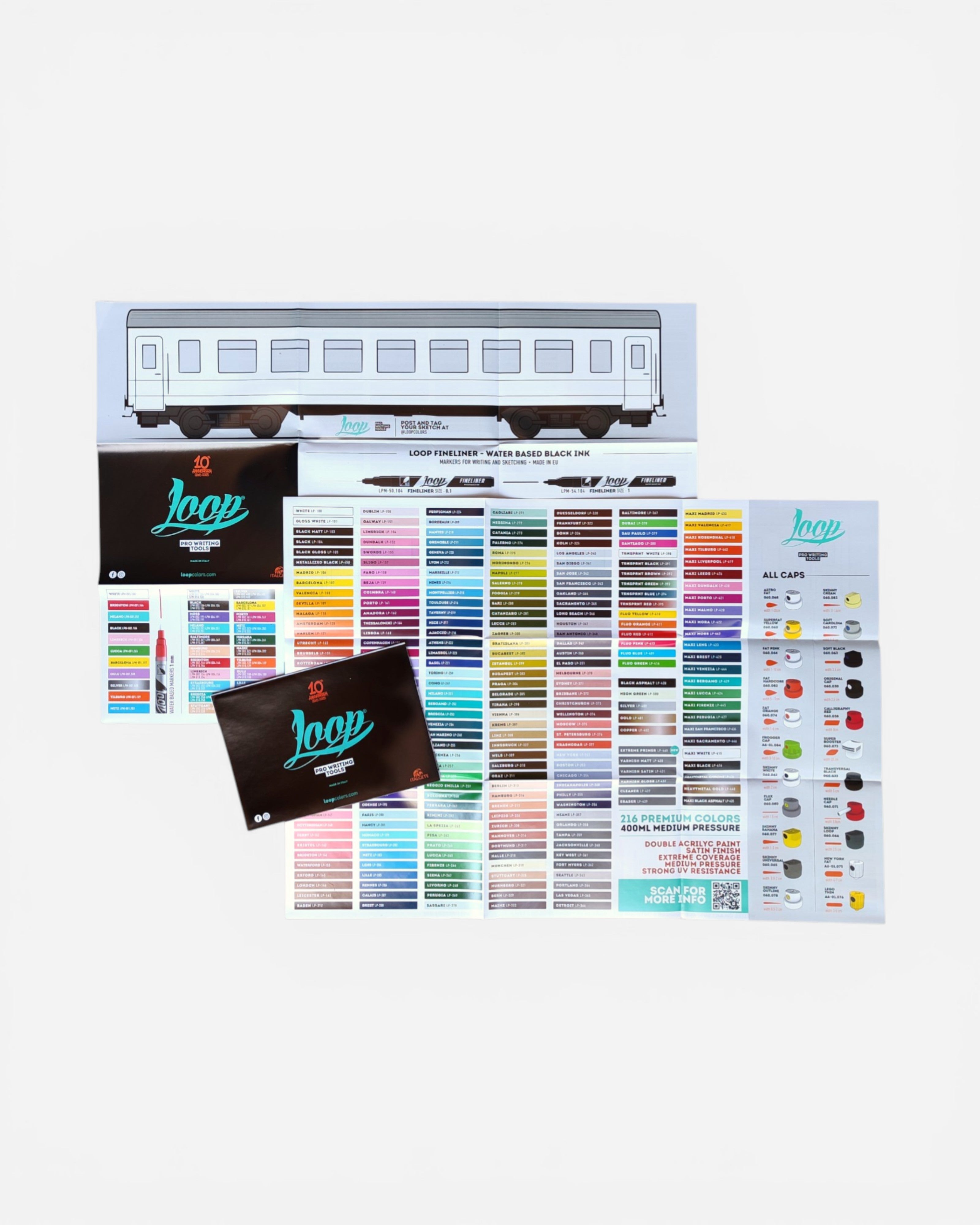 Loop Colors Color Chart