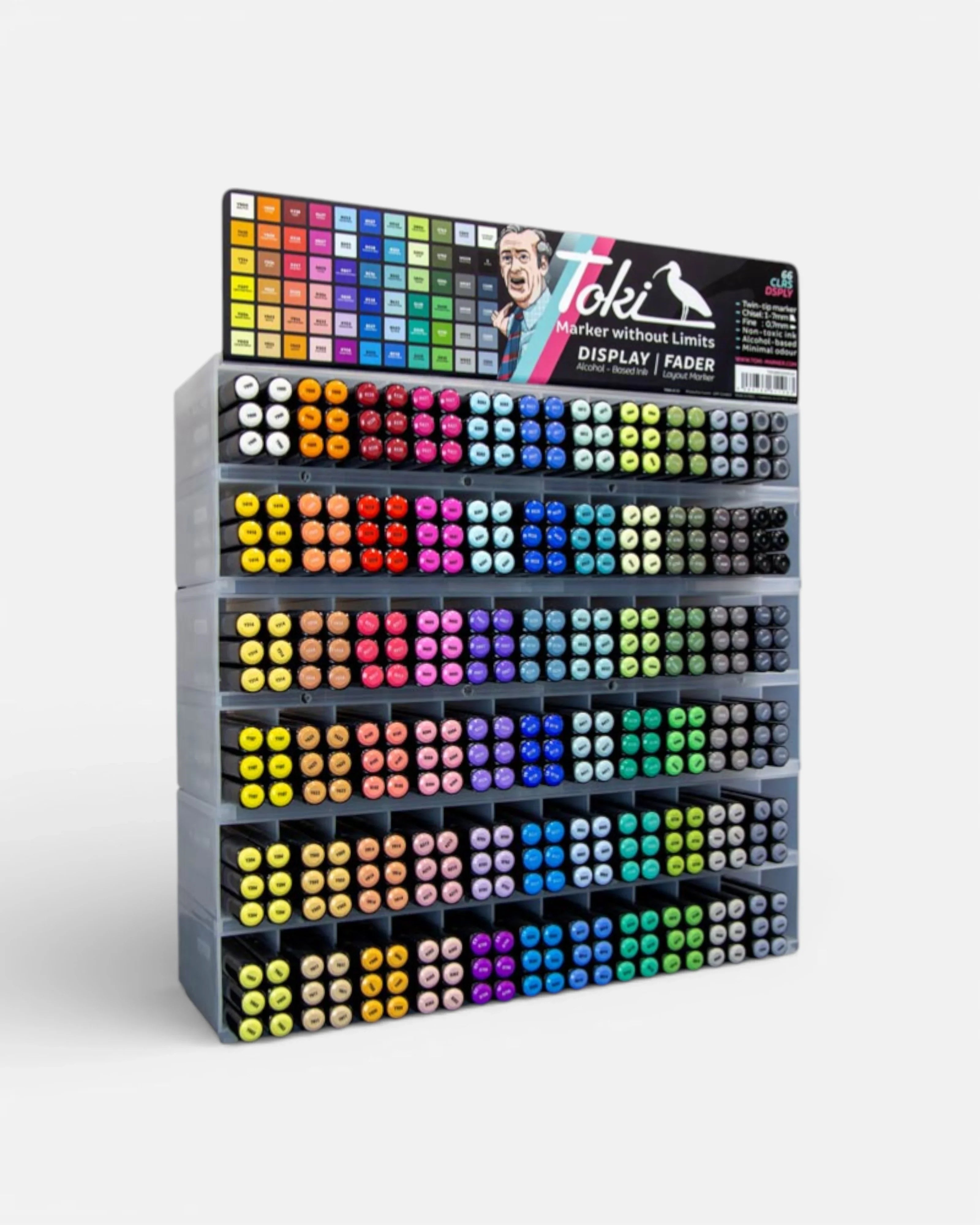 Toki Fader Marker Filled Display