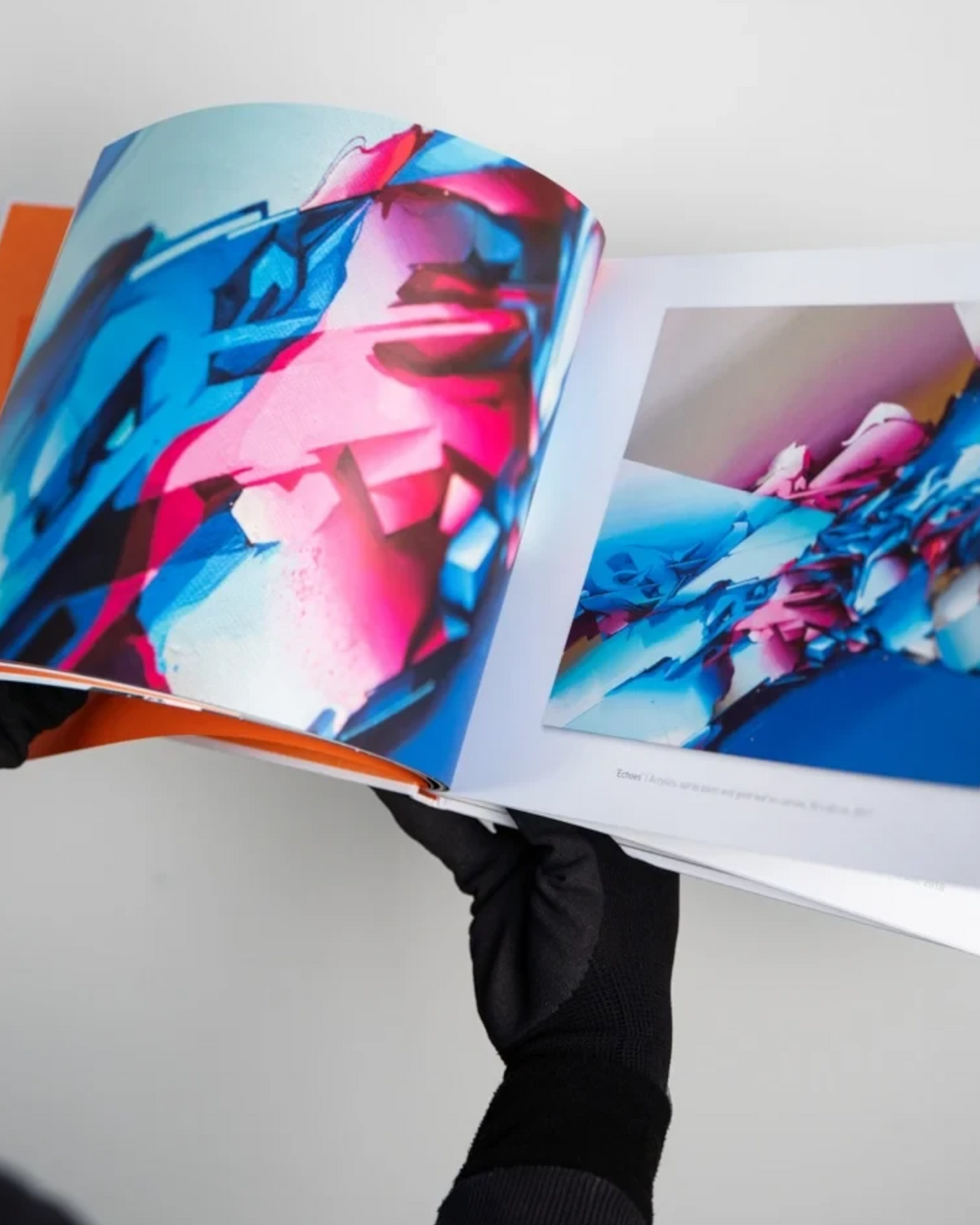 Astrofat DOES First 20 Years art book showing vibrant graffiti sketches and mural photography on open pages