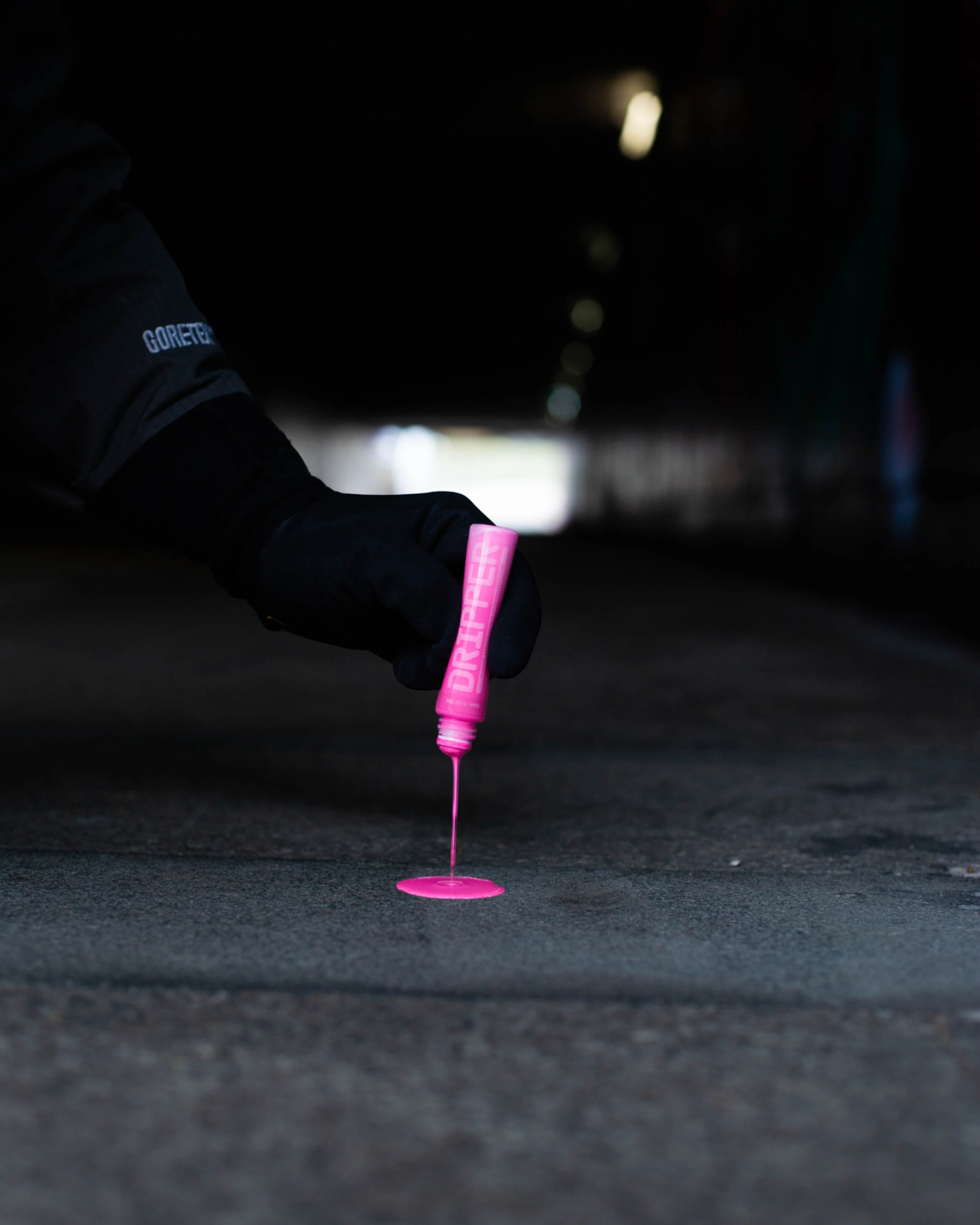 Astrofat Dope Dripper 10mm tagging marker in bright pink, with pink ink dripping onto a textured surface.