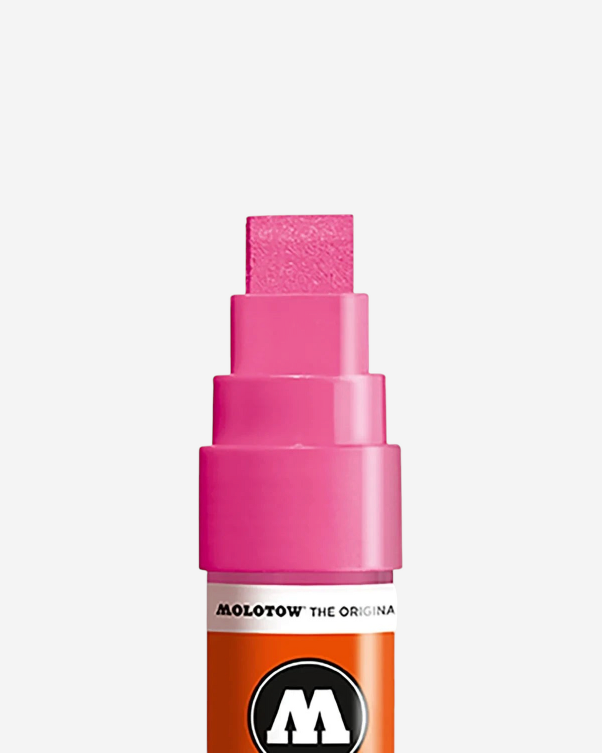 Astrofat One 4 All 627HS acrylic paint marker with a 15mm broad chisel tip in a vibrant pink shade